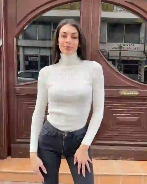 Πλεκτο Ζιβαγκο- Λευκο