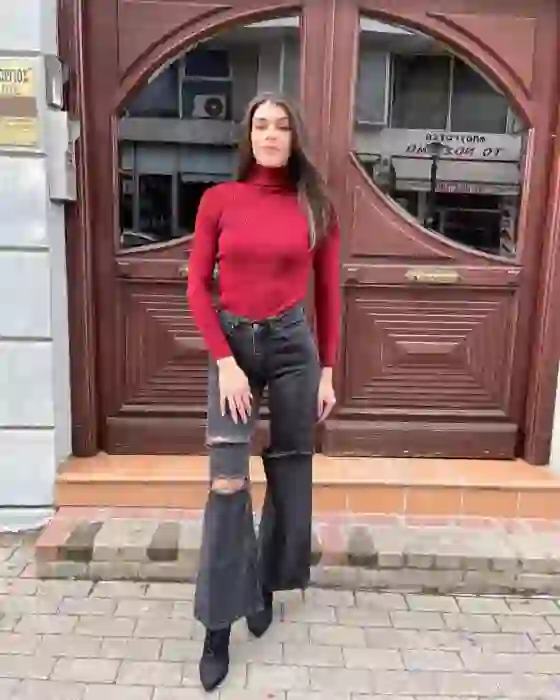 Τζιν Παντελονι Με Σκισιματα- Μαυρο