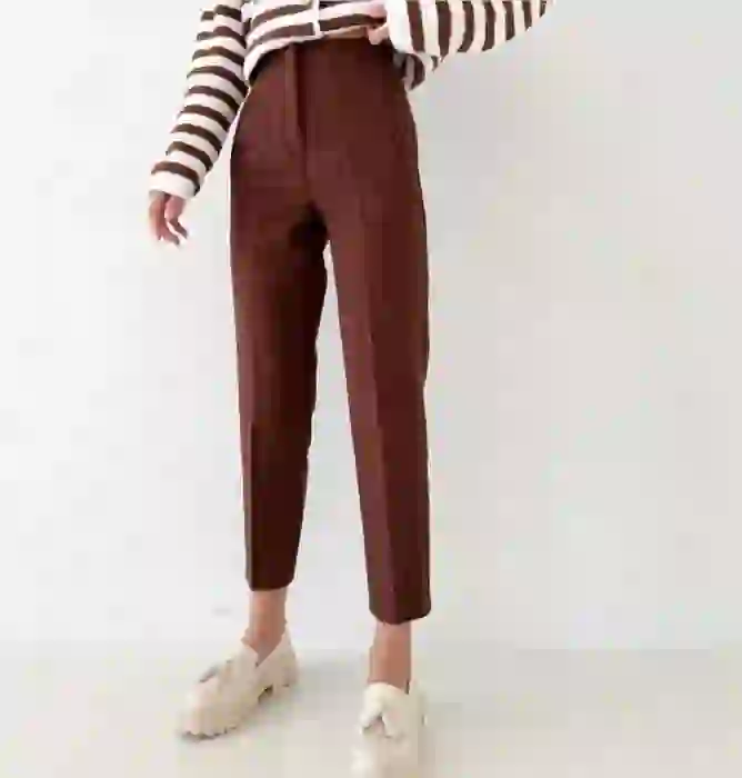 Υφασματινο Παντελονι- Καφε