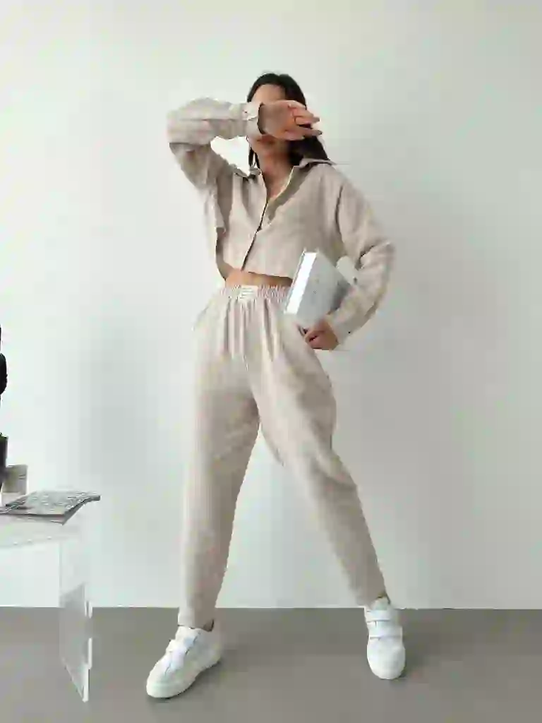 Λινο Σετ- Μπεζ