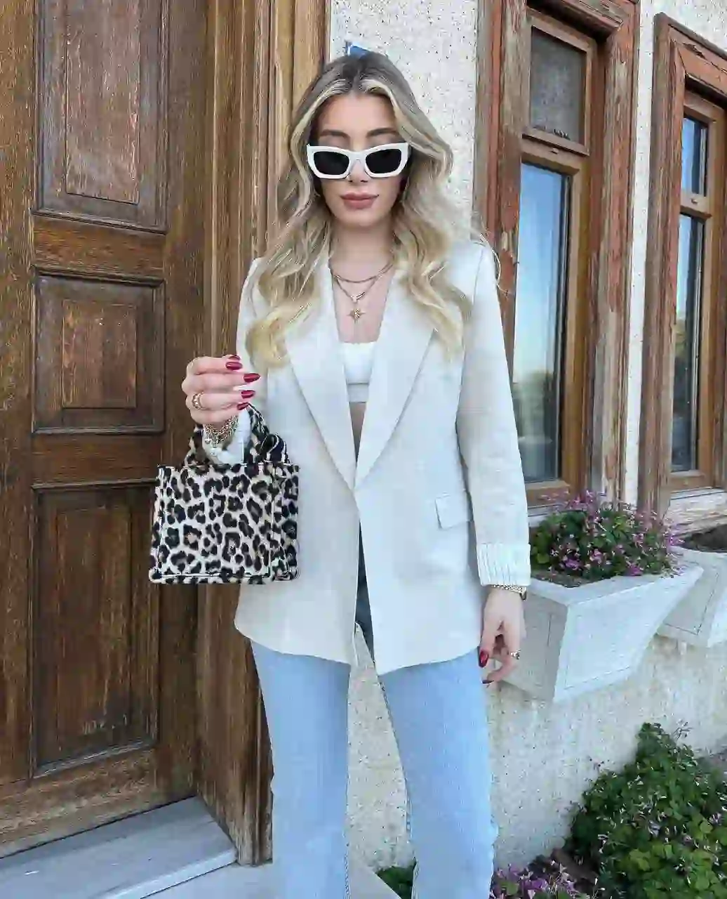 Λινο Σακακι- Μπεζ