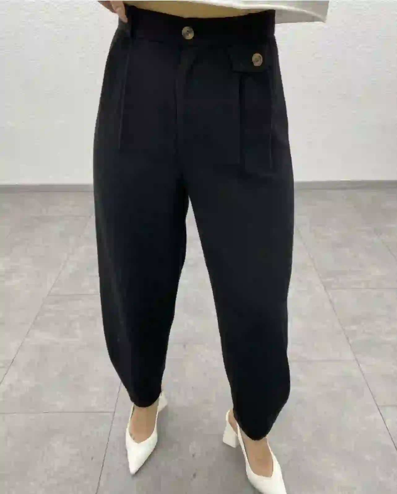 Λίνο Baggy Παντελόνι / Μαύρο