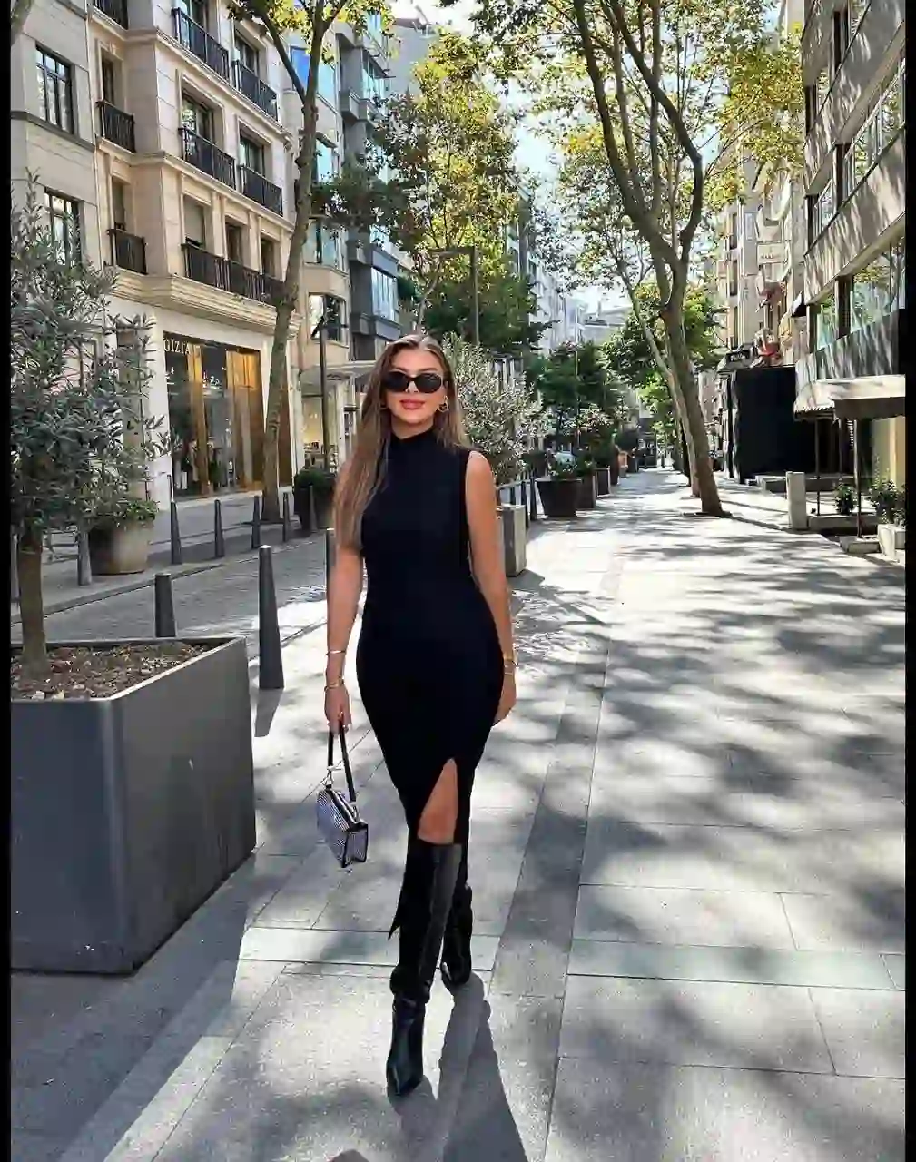 ◼️Φόρεμα Λαιμόκοψη Halter / Μαύρο