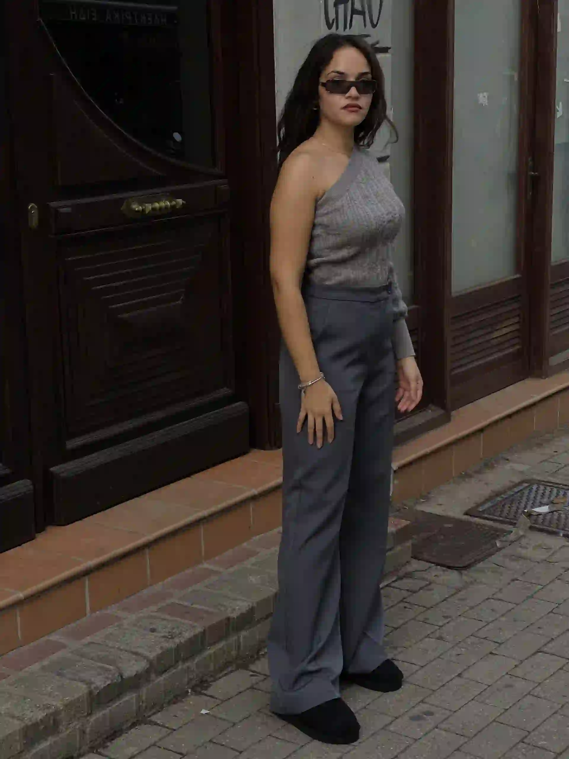 “Palazzo” Παντελόνι / Γκρι