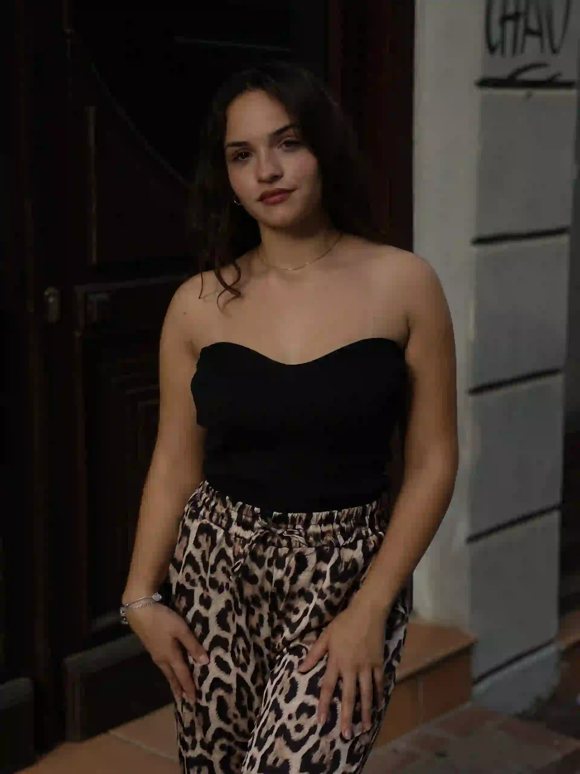 ◼️Στραπλες crop/top Μαύρο