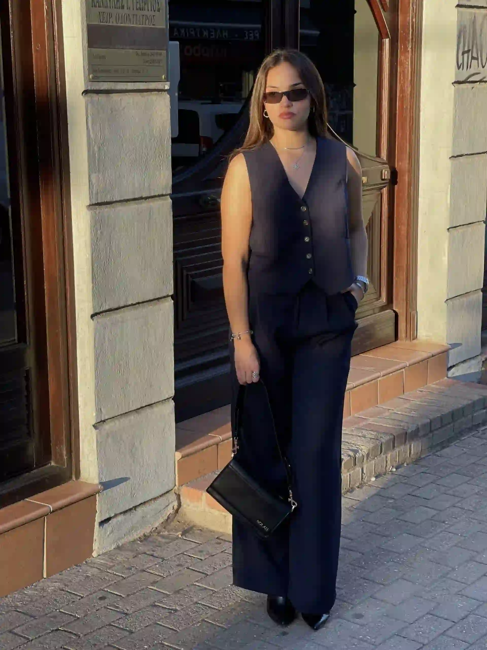 ◼️Classic Γυναικείο Γιλέκο / Ναυτικό Μπλε