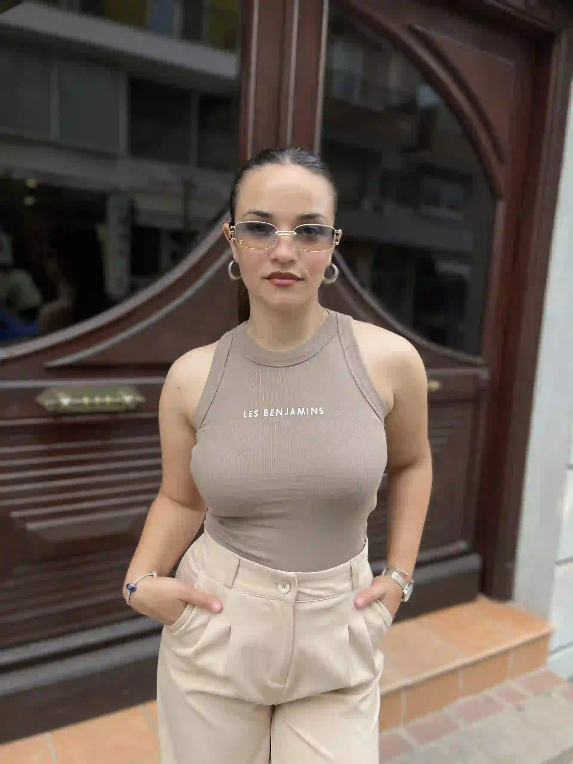 Halter Top / Μπεζ